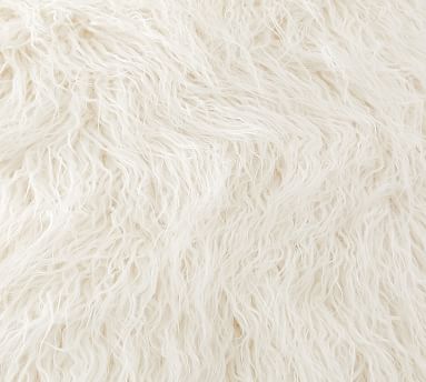 Mongolian Faux Fur Pillow Cover | Pottery Barn