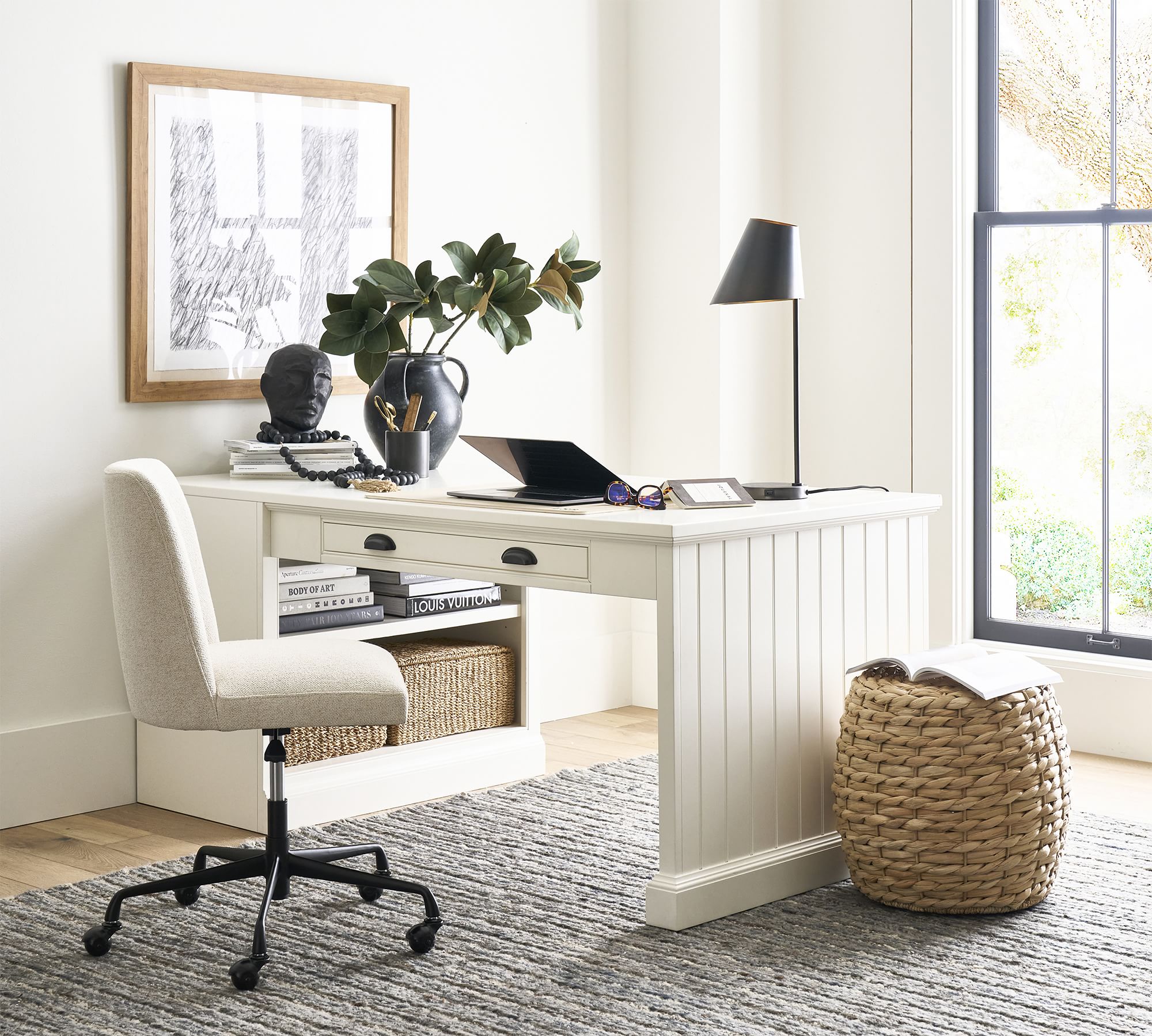 24 Best Peninsula Desks To Get For Your Home Office Atinydreamer   Aubrey Peninsula Desk 1 Xl 