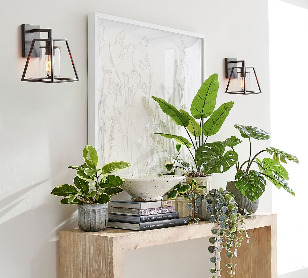 Zaire Iron Sconce Pottery Barn