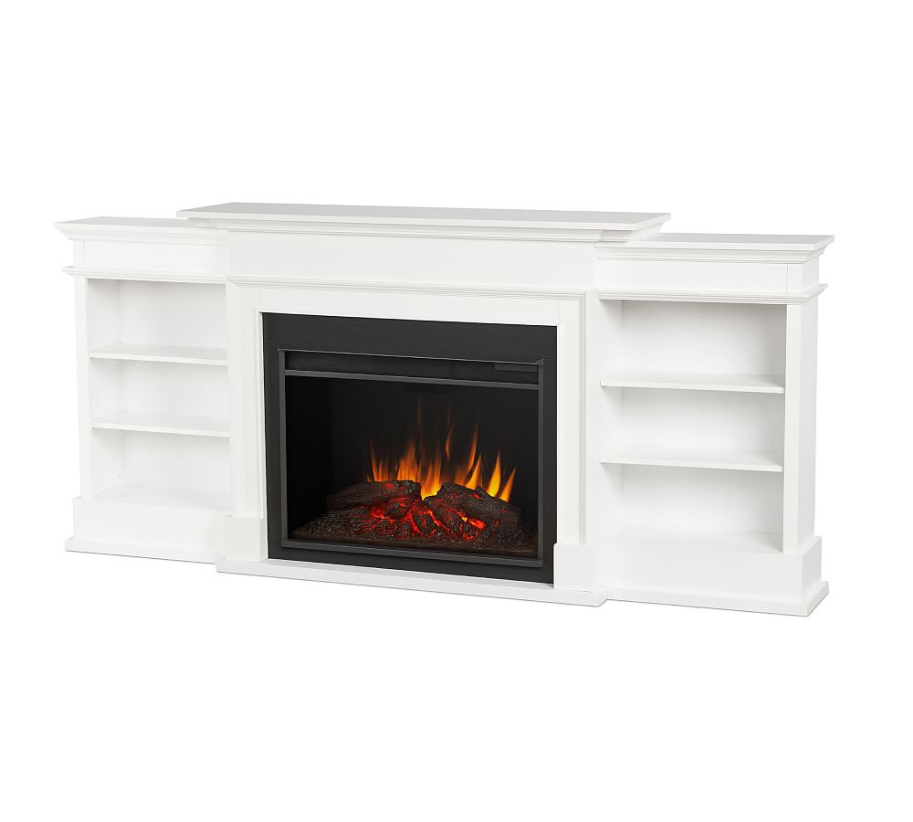 Ashton Grand Electric Fireplace Media Pottery Barn
