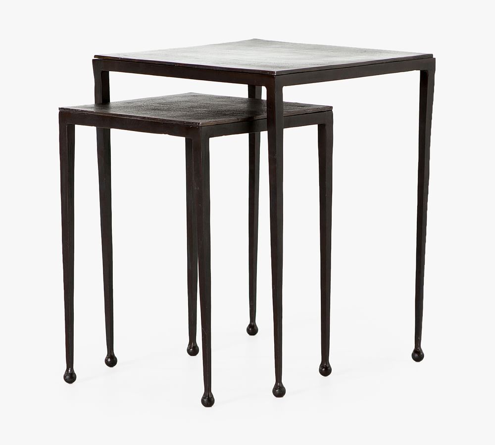 Marrow Metal Nesting End Tables Pottery Barn