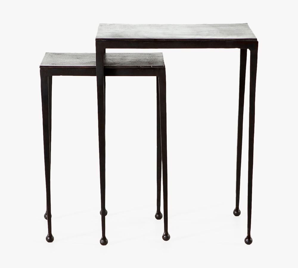 Marrow Metal Nesting End Tables Pottery Barn