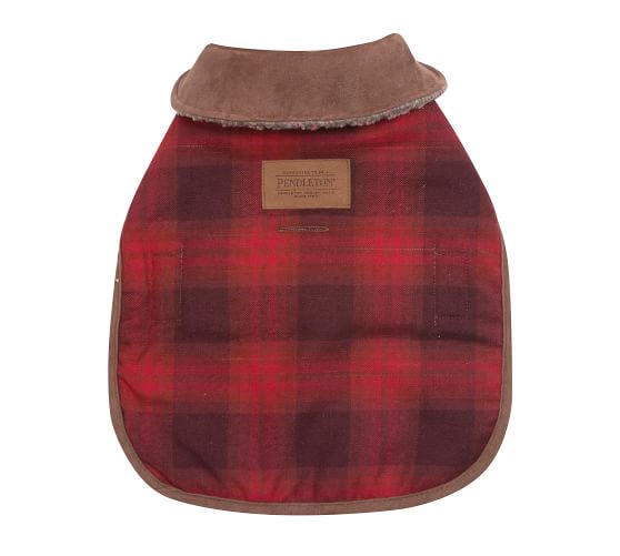 Pendleton® Red Plaid Dog Coat Collection Pottery Barn