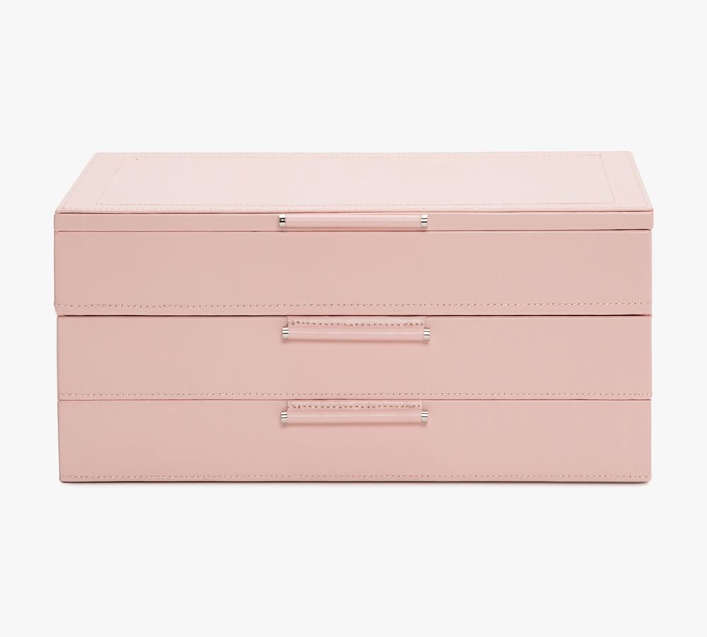 Sophia Leather Jewelry Box Jewelry Organizer Pottery Barn