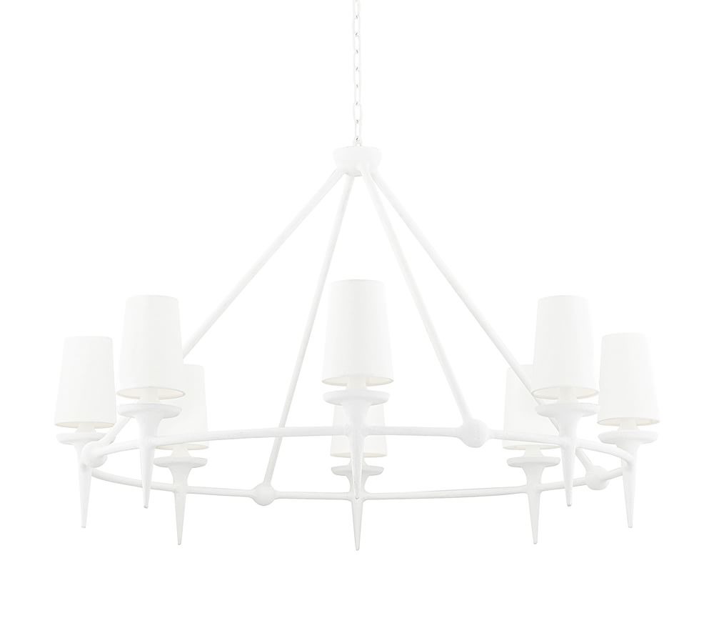 Penny Round Metal Chandelier