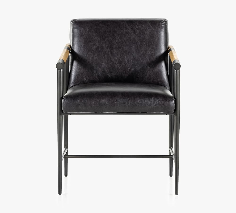 Russell Leather Dining Armchair