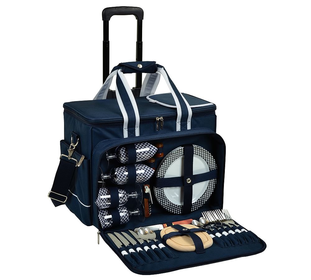 Everly Wine Picnic Bag - Set for 2