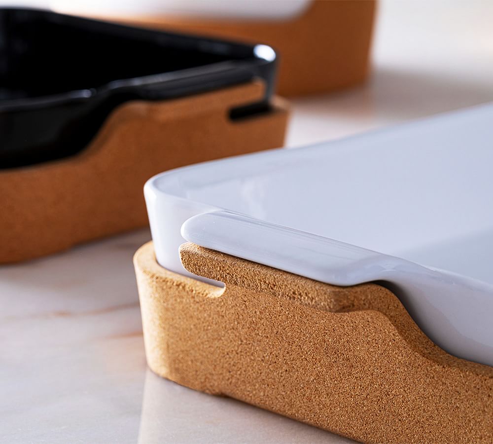 Casafina Bakers with Cork Trivet Pottery Barn
