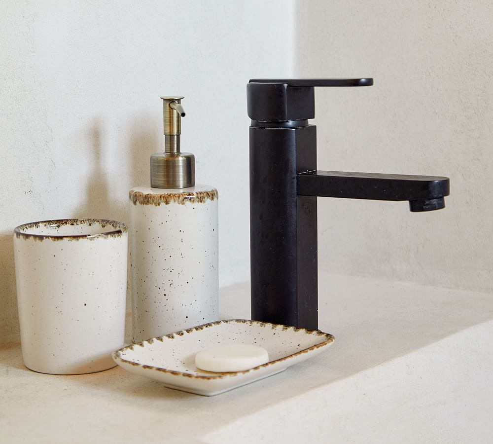 Matte Glaze Casafina Toscana Stoneware Bathroom Accessories