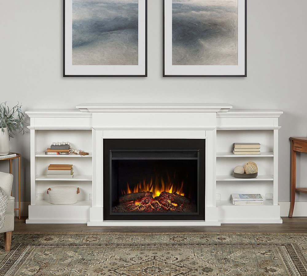 Ashton Grand Electric Fireplace Media Pottery Barn