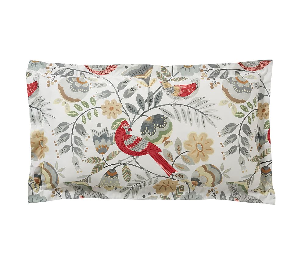Jolly Bird Organic Percale Sham Pottery Barn