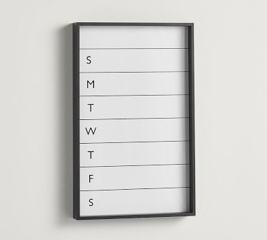 Foley Magnetic Whiteboard Calendar Pottery Barn