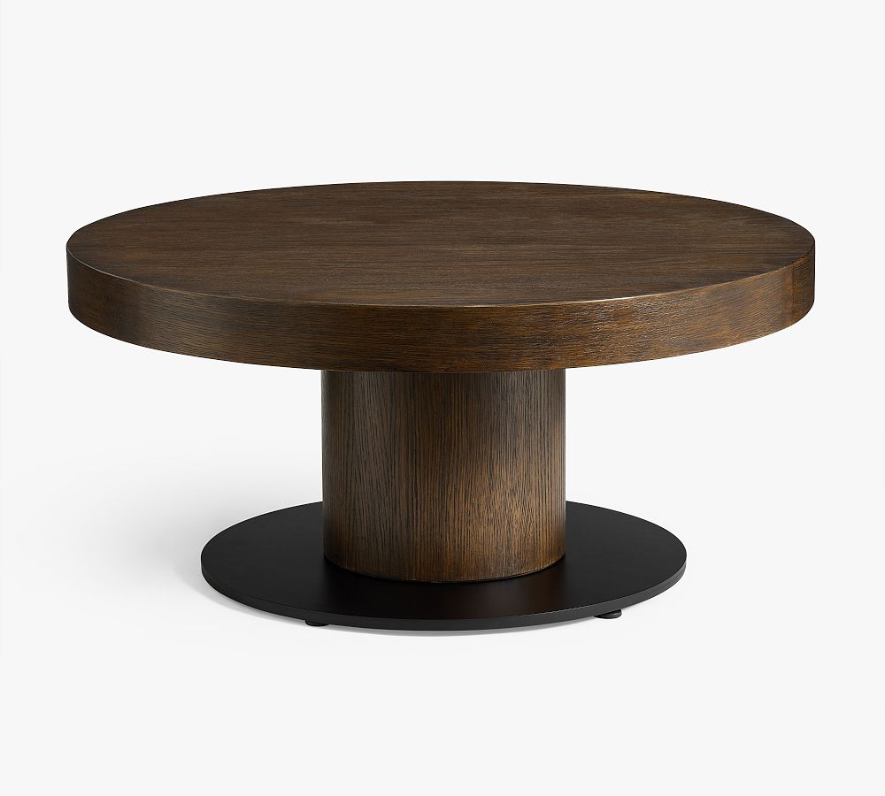 Durham Round Coffee Table Pottery Barn