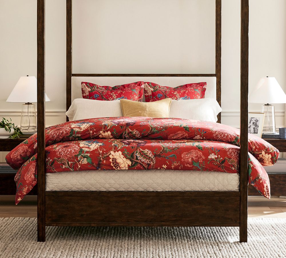 Dahlia Floral Duvet Cover Pottery Barn