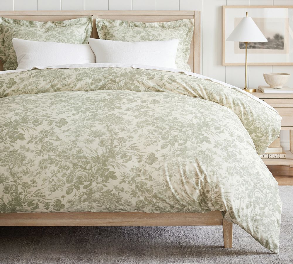 Sorrel Toile Duvet Cover Pottery Barn