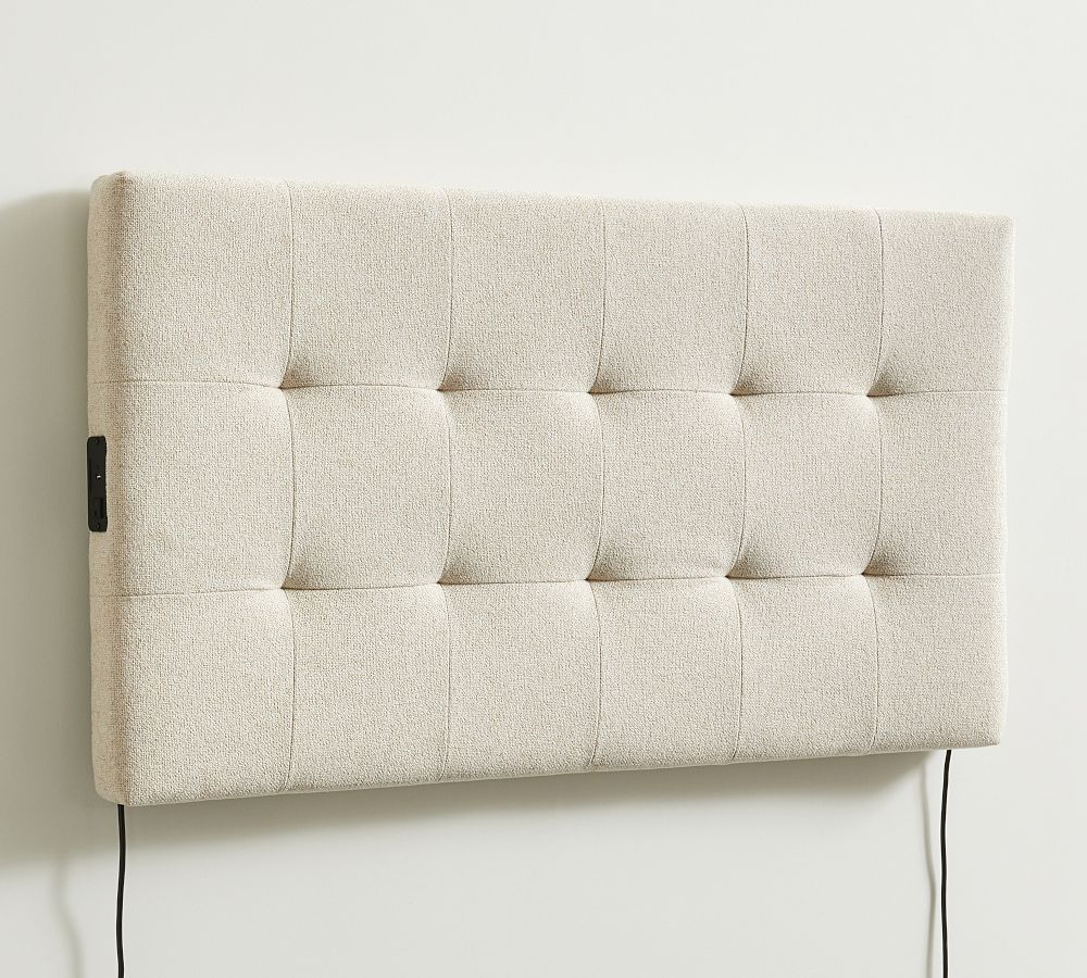 Kane Tufted WallMounted Headboard Pottery Barn