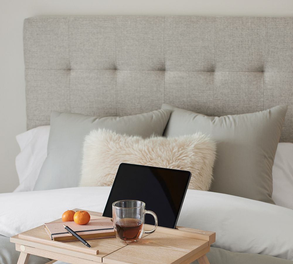 Kane Tufted WallMounted Headboard Pottery Barn