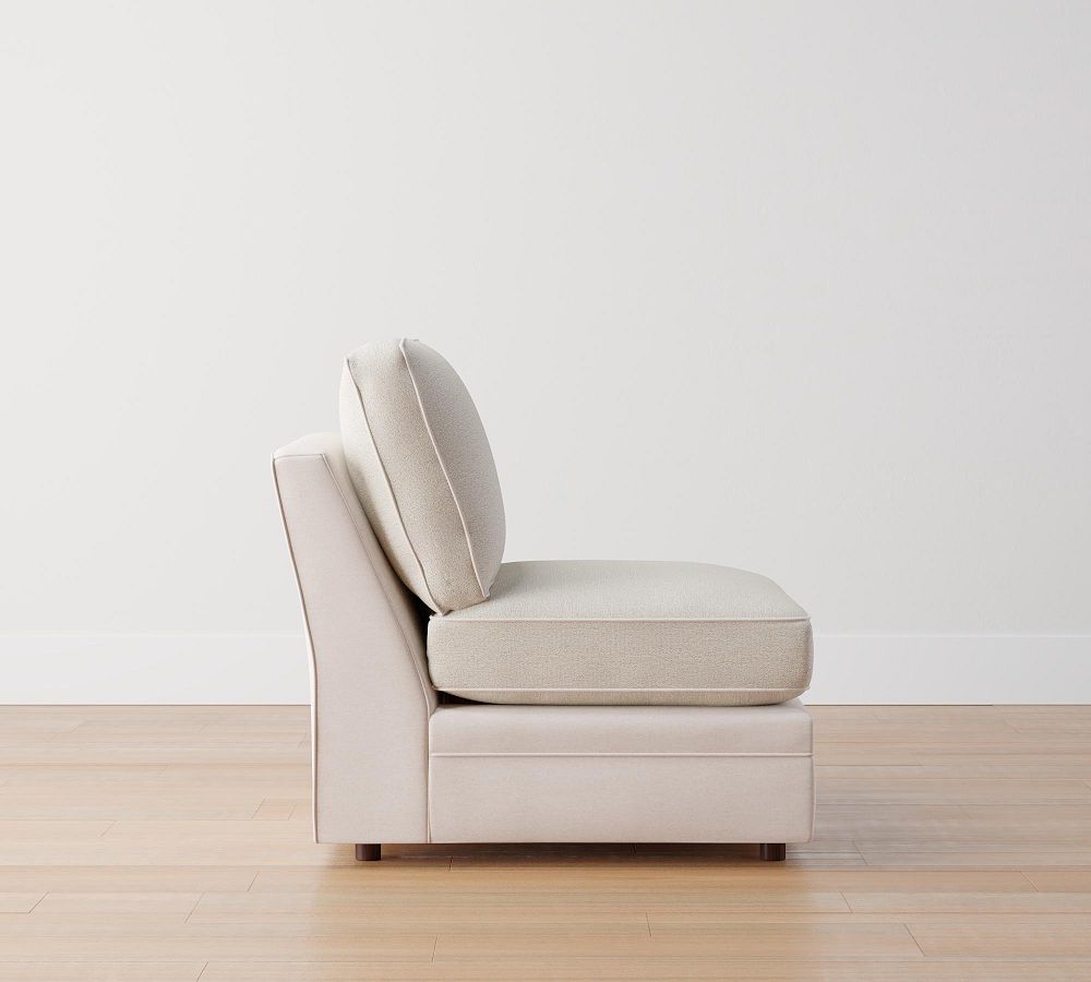 Build Your Own Pearce Square Arm Upholstered Sectional Pottery Barn