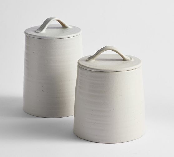 Farmstead Stoneware Canisters | Pottery Barn