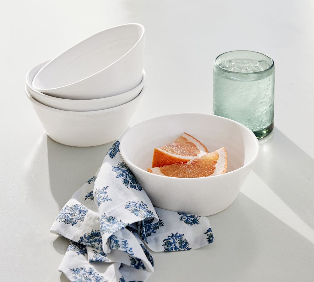 Larkin Melamine Dinnerware Collection Pottery Barn