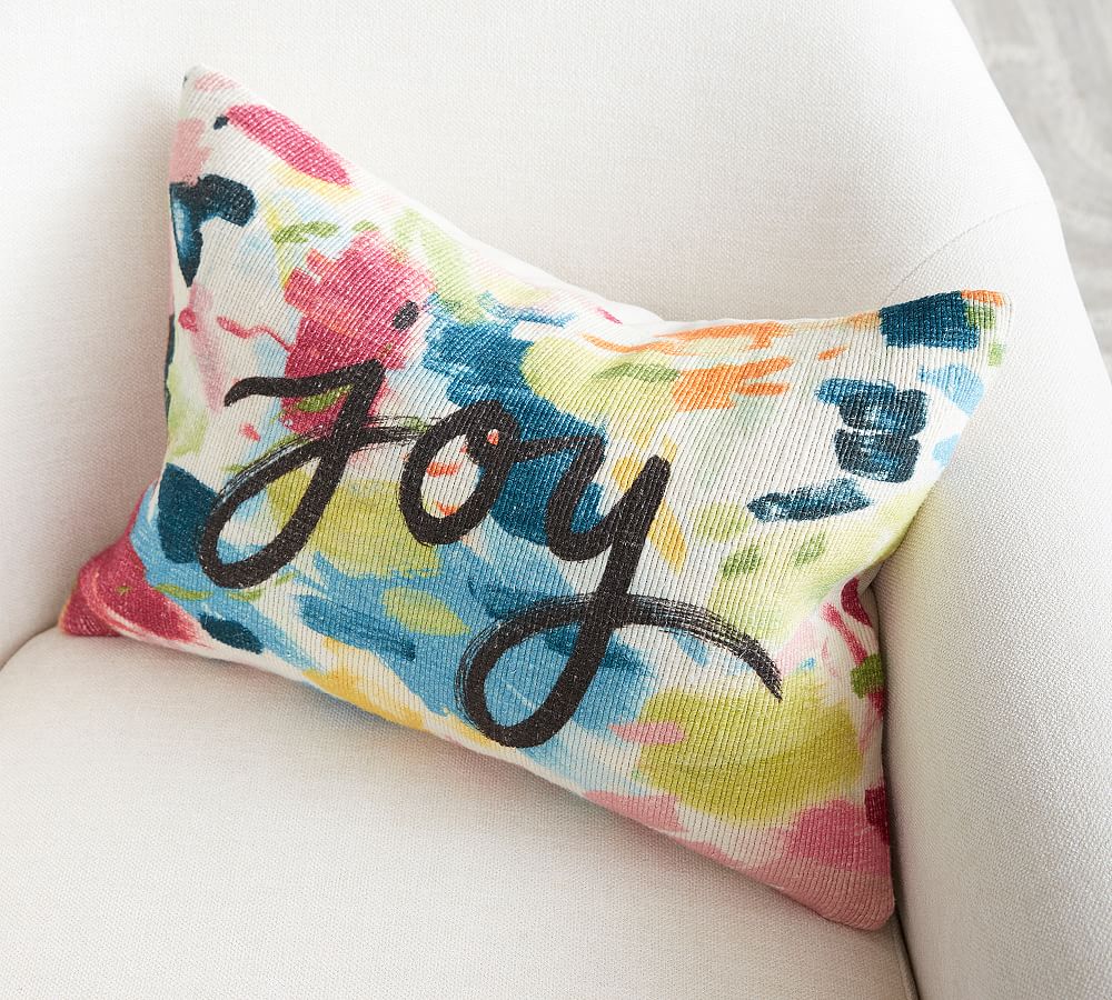 BADG Joy Lumbar Pillow Cover