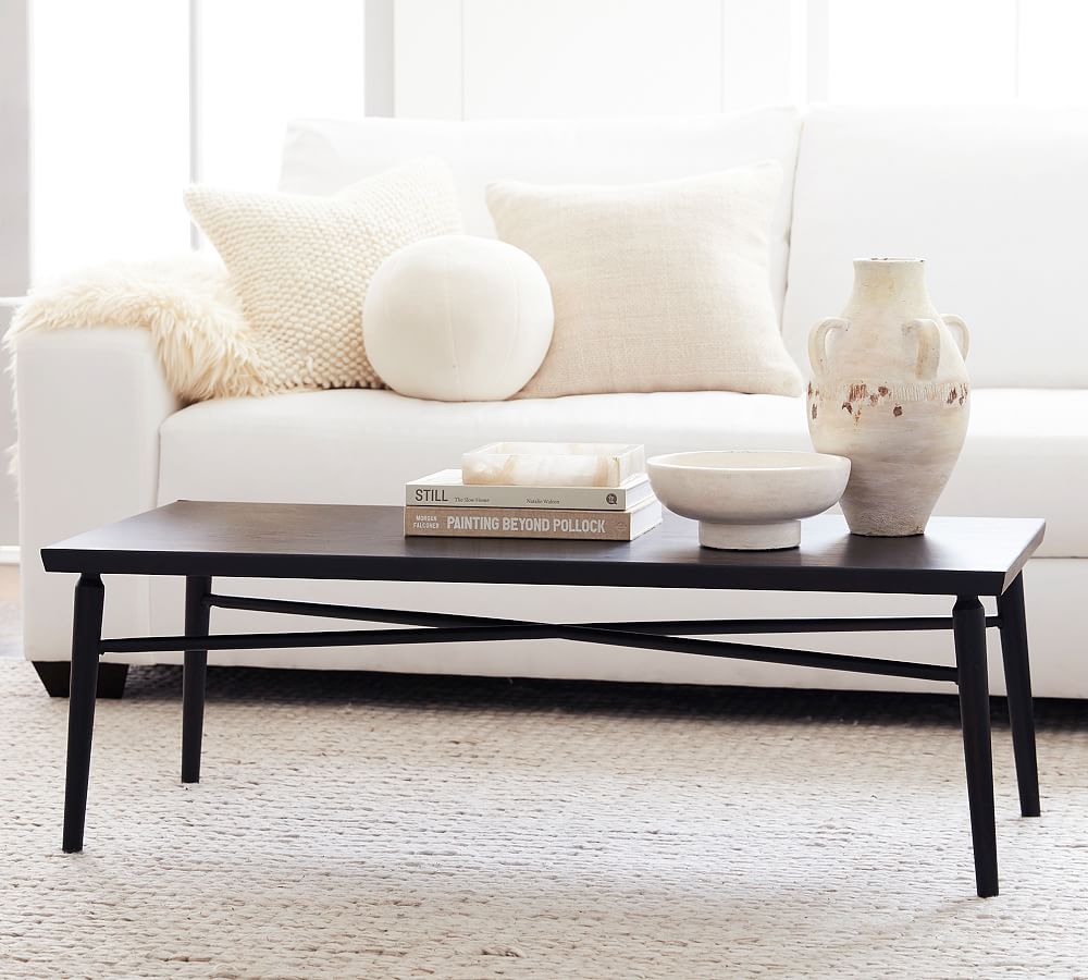 Willow Rectangular Coffee Table Pottery Barn