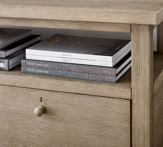 Farmhouse Media Console Pottery Barn