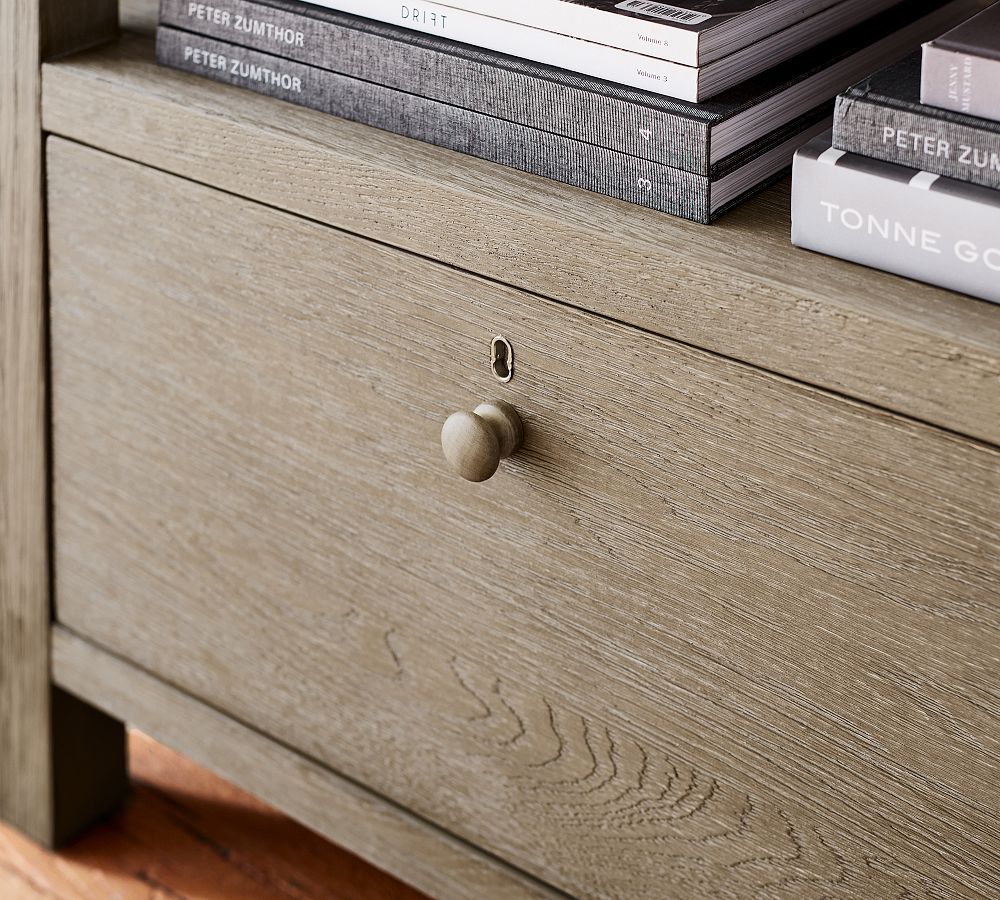 Farmhouse Media Console Pottery Barn