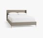 Jake Upholstered Platform Bed With Metal Legs Pottery Barn