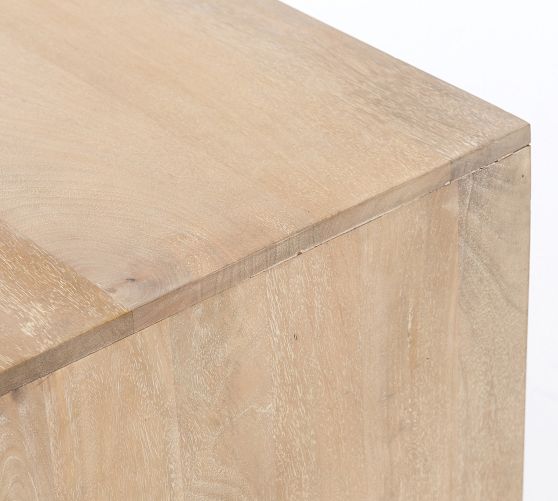 Dolores Cane Media Console Pottery Barn