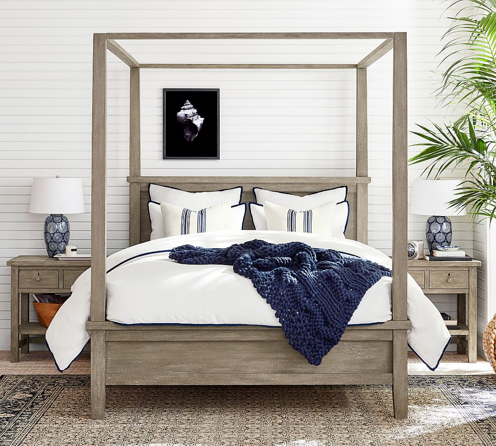 Farmhouse Canopy Bed | Wooden Beds | Pottery Barn