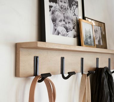 Modern Farmhouse Row of Hooks | Pottery Barn