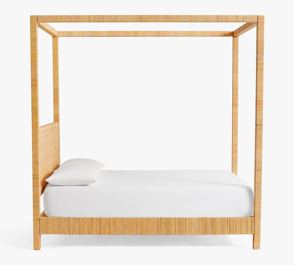 Cala Woven Canopy Bed Pottery Barn