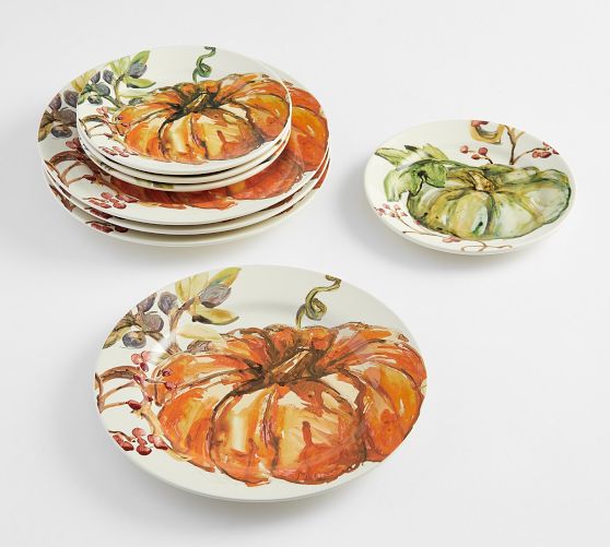 Harvest Pumpkin Dinnerware Collection | Pottery Barn