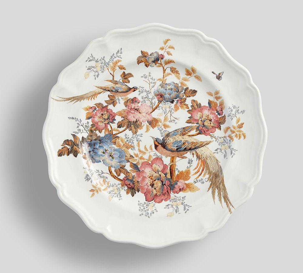 Piper Floral Bird Salad Plates - Set of 4 | Pottery Barn