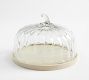 Pumpkin Glass Cloche With Wood Pedestal | Pottery Barn