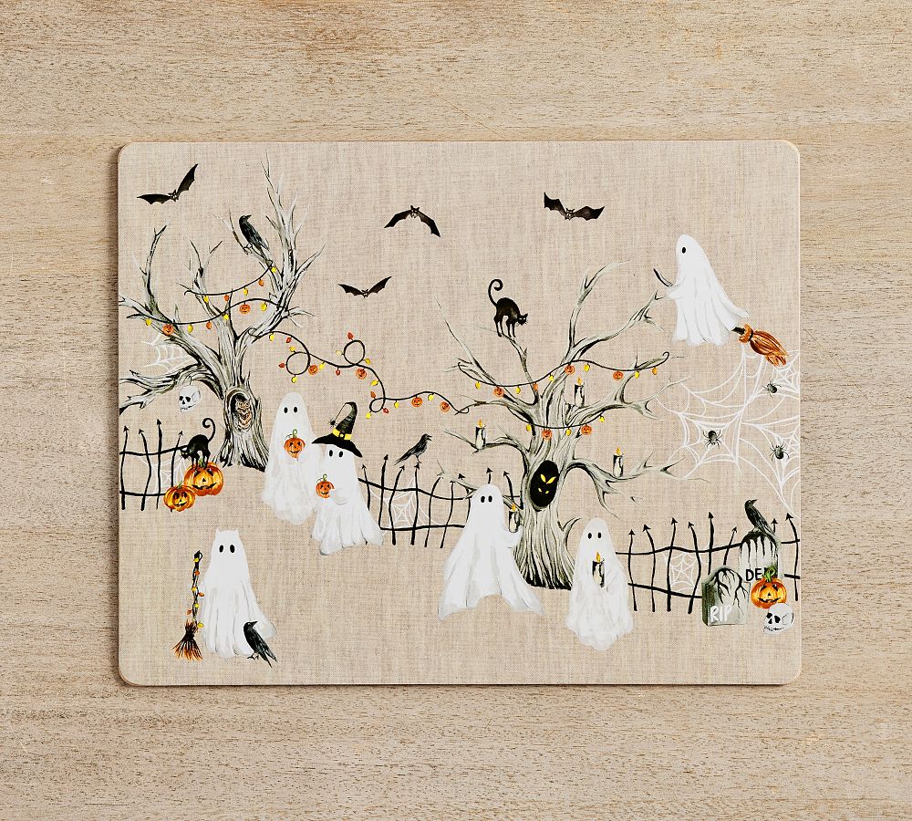 Scary Squad Cork Placemats Set of 4 Pottery Barn