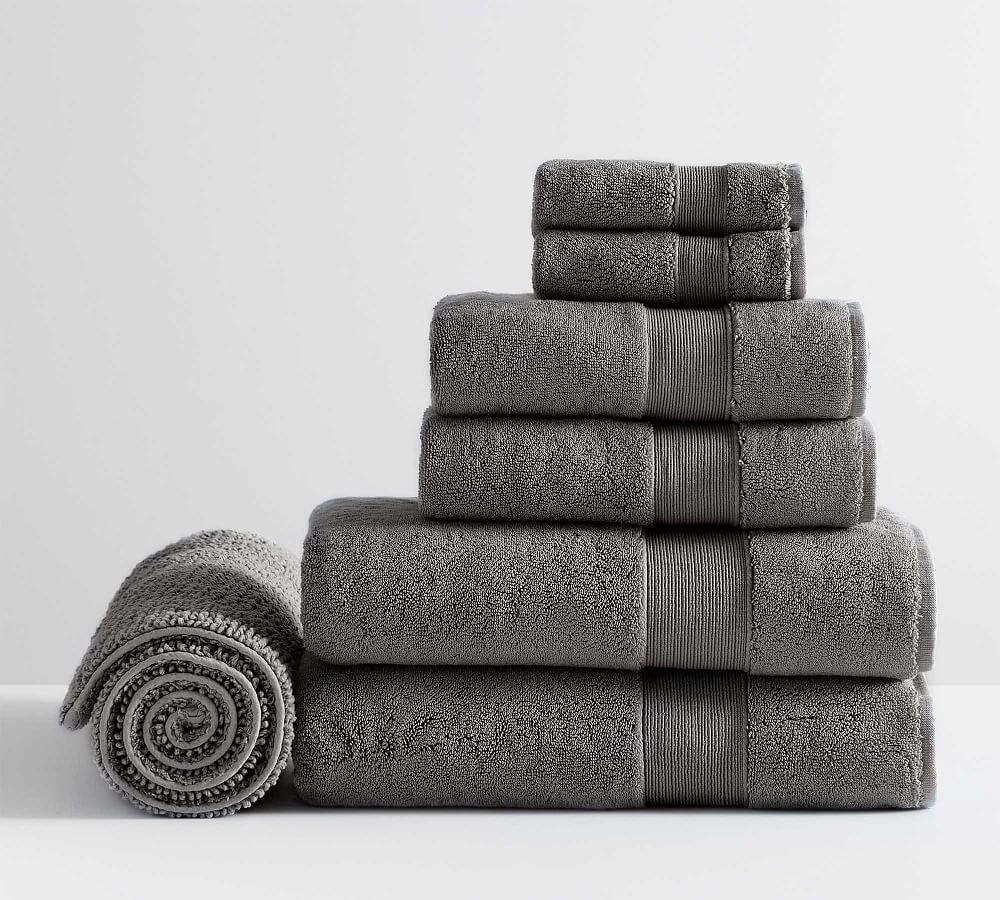 Classic Organic Towel Bundle With Bath Mat - Set of 7 | Pottery Barn
