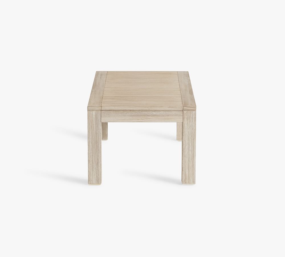 Indio Eucalyptus Outdoor Coffee Table Pottery Barn