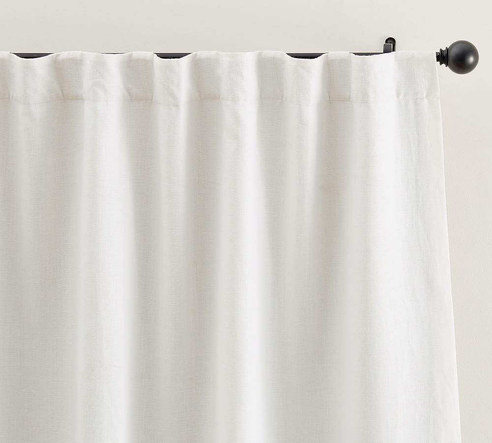 Belgian Linen Curtain Made with Libeco™ | Pottery Barn