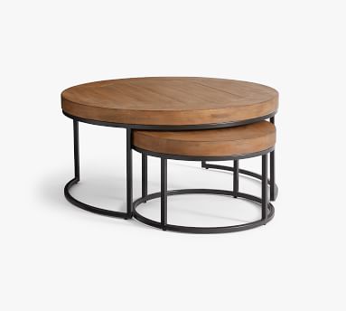 Malcolm Round Nesting Coffee Tables | Pottery Barn