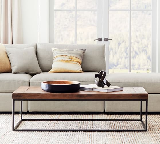 Malcolm Rectangular Coffee Table | Pottery Barn