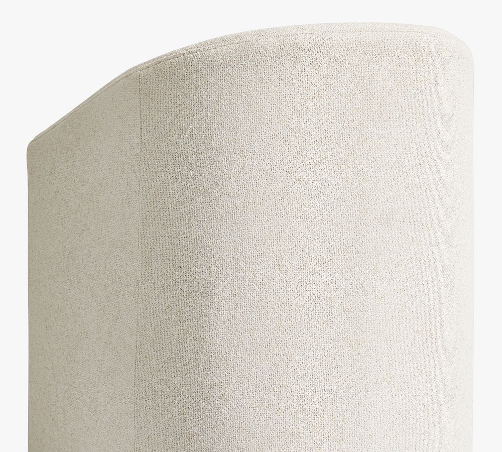 Baldwin Upholstered Barrel Back Dining Chair Pottery Barn