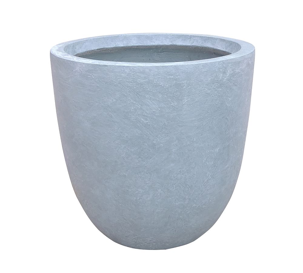 Lambert Lightweight Concrete Round Planters, Set of 3 | Pottery Barn