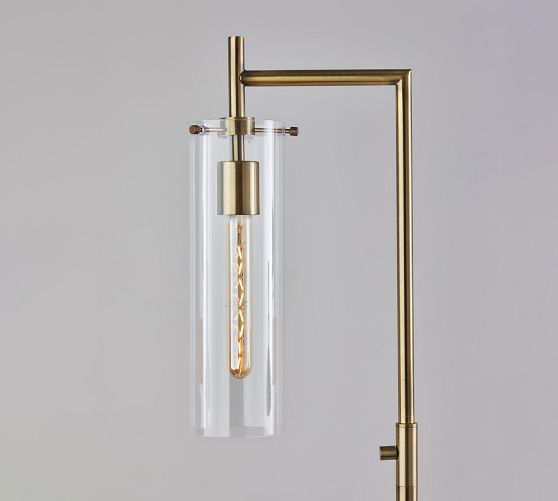 Maiden Glass Tube Floor Lamp | Pottery Barn