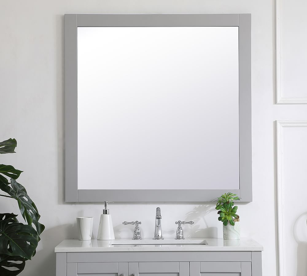 Russo Square Vanity Mirror | Pottery Barn