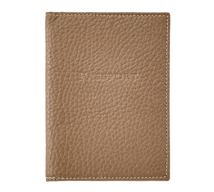 Boulevard Leather Passport Holder