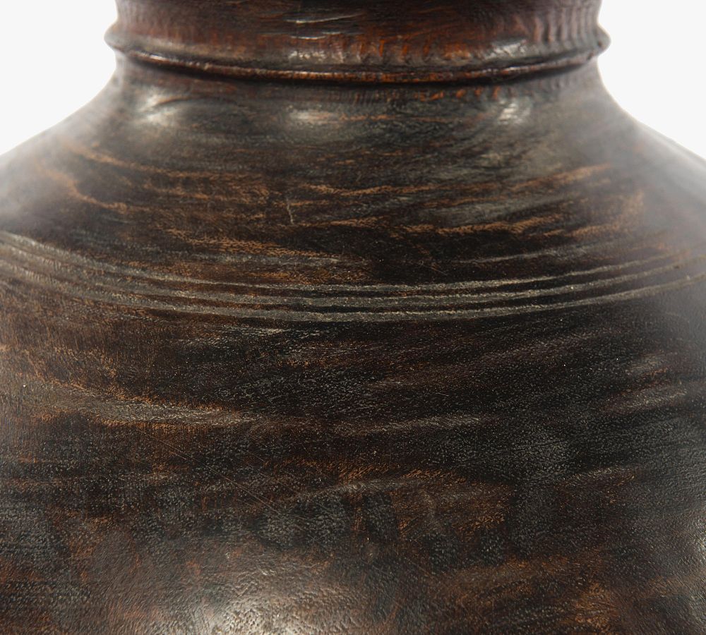 Found Reclaimed Wood Vase Pottery Barn