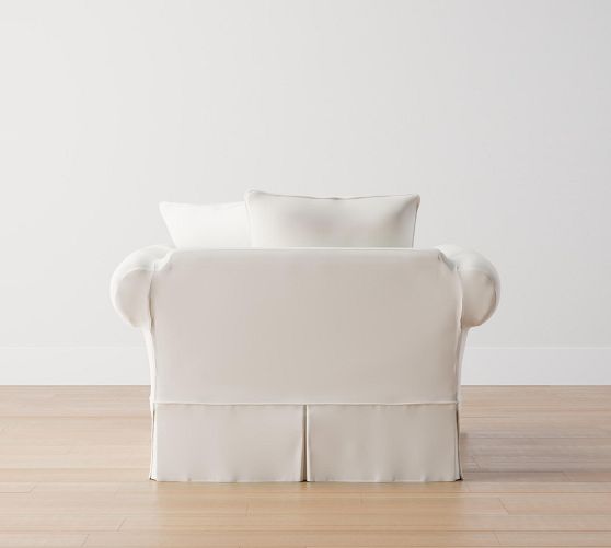 Charleston Slipcovered Chair-and-a-Half | Pottery Barn