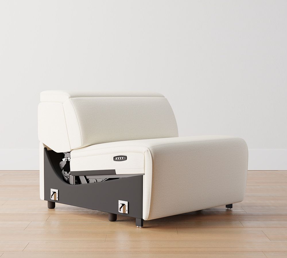 Build Your Own Tucker Upholstered Power Reclining Sectional Pottery Barn